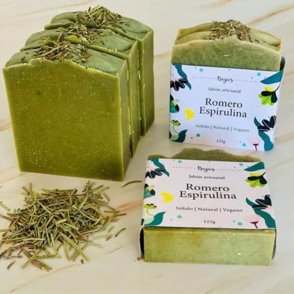 Bujas Jabón de Romero y Espirulina 125g