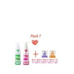 Curly Love Pack 1 con Shampoo Detox, Gel y dos muestras de regalo.