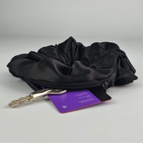 AntiFrizz Scrunchie Secret de Satén Negro