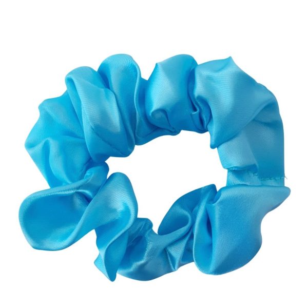 Soulta Scrunchie de Satén Aguamarina