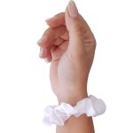 Soulta Scrunchie de Satén Blanco