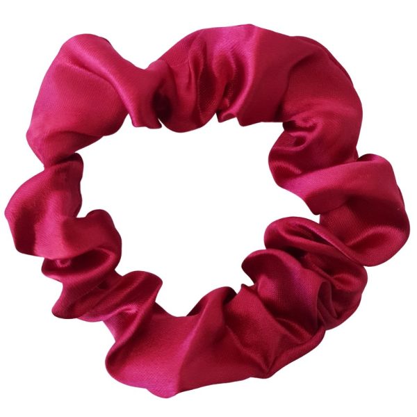 Soulta Scrunchie de Satén Burdeos