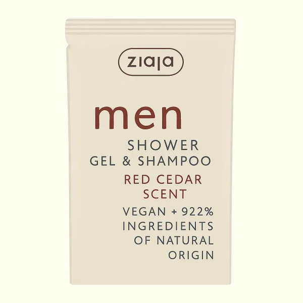 Muestra Ziaja Men Shower gel & Shampoo 7ml - Imagen 1