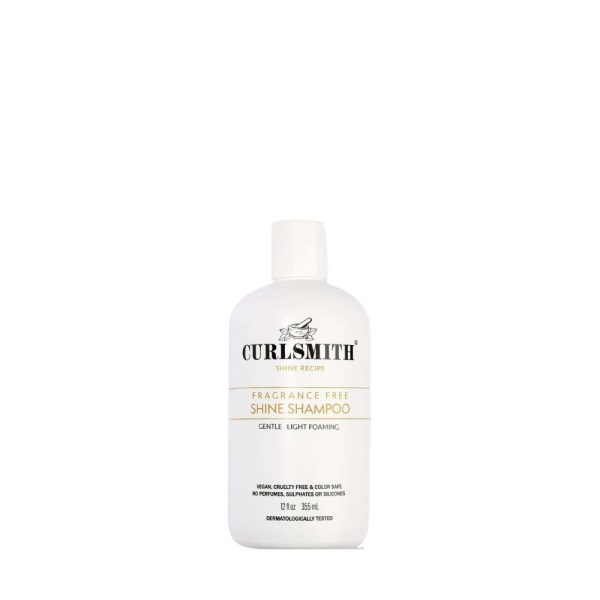 Champú Curlsmith Shine Recipes Shampoo 355ml en envase ecológico, ideal para cabello rizado y ondulado, sin sulfatos ni siliconas.