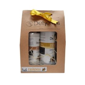 Pack Regalo Caléndula Suavizante de Dehesia con gel de ducha y leche corporal.