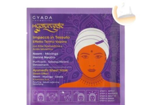 Gyada Cabello Hyalurvedic Impacco Ayurvedico In Tessuto Purificante Neem, Moringa, Hennè Neutro 60ml