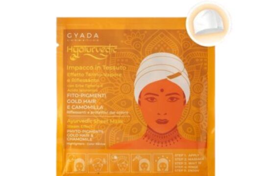 Gyada Cabello Hyalurvedic Impacco Ayurvedico In Tessuto Riflessante Gold Hair 60ml