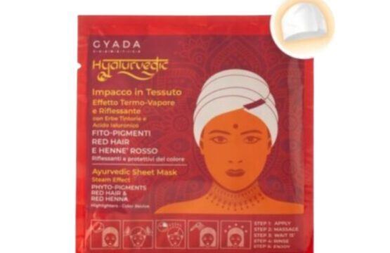 Gyada Cabello Hyalurvedic Impacco Ayurvedico In Tessuto Riflessante Red Hair 60ml