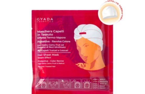 Gyada Cabello Maschera In Tessuto Effetto Termo-Vapore – Protettiva E Ravviva Colore