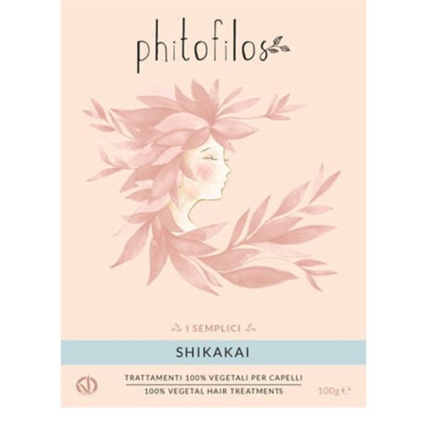 Tratamiento capilar Phitofilos Shikakai en polvo, natural y libre de químicos, ideal para fortalecer y limpiar el cabello.