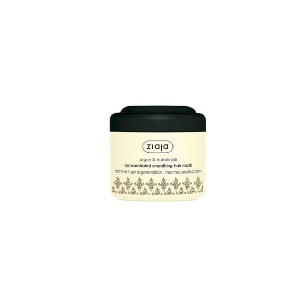 Mascarilla capilar concentrada Ziaja con aceites de argán y camelia en envase de 200 ml