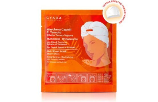 Gyada Cabello Maschera In Tessuto Effetto Termo-Vapore – Illuminante E Rivitalizzante