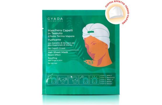 Gyada Cabello Maschera In Tessuto Effetto Termo-Vapore – Purificante E Antiforfora