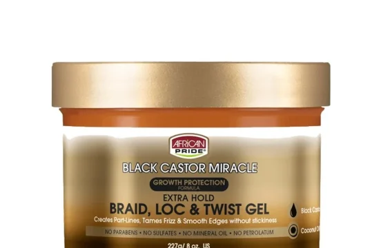 African Pride BCM Extra Hold Braid, Loc and Twist Gel 227g