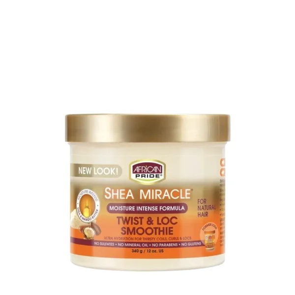 African Pride Shea Miracle Twist and Loc Smoothie 340g - Imagen 1