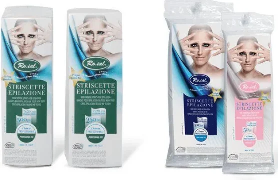 Bandas Depilatorias Blancas 500 uds