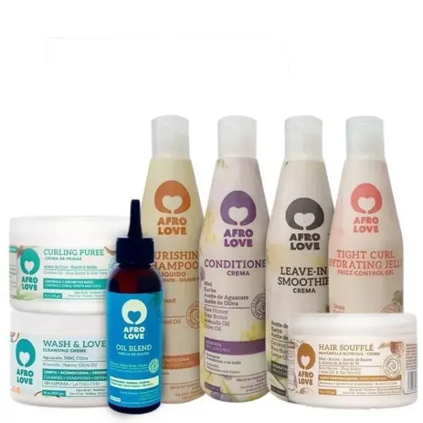 Pack Afro Love Completo Shampoo Nourishing + Gel Tigth Curl - Imagen 1