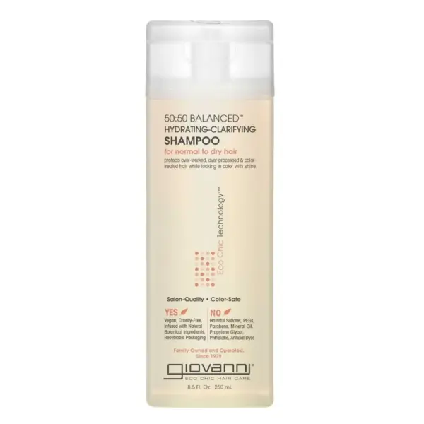 Giovanni Eco Chic 50:50 Balanced Hydrating-clarifying Shampoo 250ml - Imagen 1