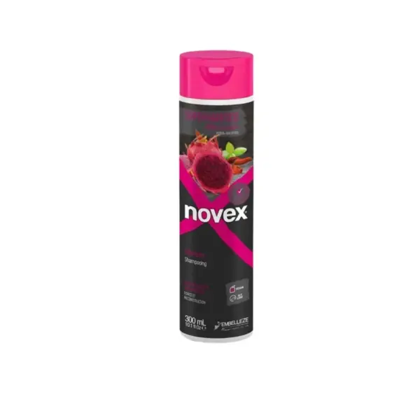 Novex SuperHairFood Pitaya y Goji Champú 300ml - Imagen 1