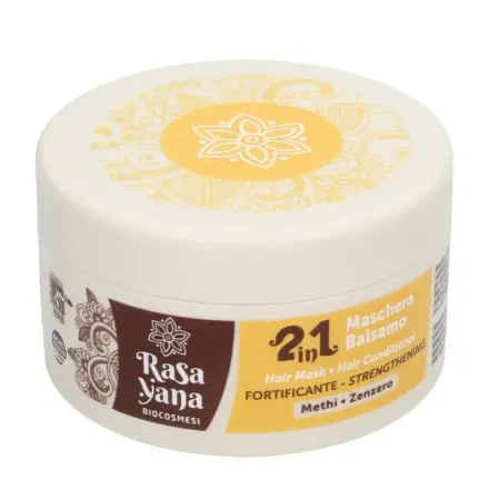 Rasayana Biocosmesi Cabello 2in1 Strenghtening Hair Mask and Conditioner Methi and Ginger 200ml