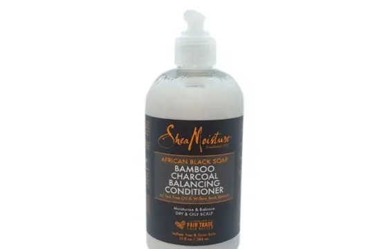 Shea Moisture Acondicionador African Black Soap Bamboo Charcoal Balancing Conditioner 384ml