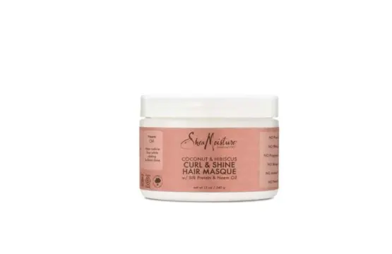 Shea Moisture Coconut and Hibiscus Curl and Shine Hair Masque 340g