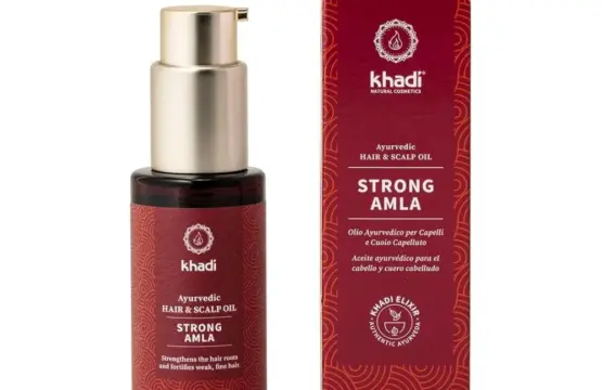 Khadi Aceite Capilar Amla Fuerza and Brillo 50ml