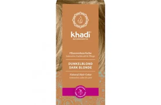 Khadi Henna Bio Rubio Oscuro Ceniza 100g