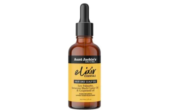 Aunt Jackie´s Elixir Essentials Saw Palmetto and Jamaican Black Castor Hair Scalp Oil 59ml