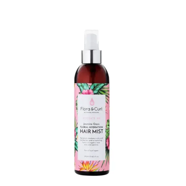Flora and Curl Jasmine Oasis Hydrating Hair Mist 250ml - Imagen 1
