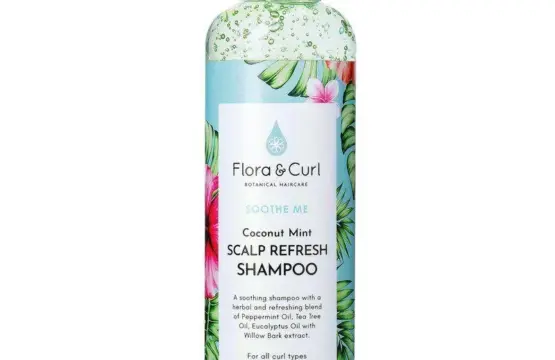 Flora and Curl Coconut Mint Scalp Refresh Shampoo 300ml
