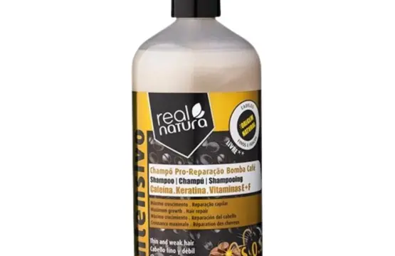 Real Natura PRO-Reparaçáo Bomba Cafe Champú 500ml