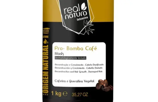 Real Natura PRO-Reparaçáo Bomba Cafe Mascarilla 1K