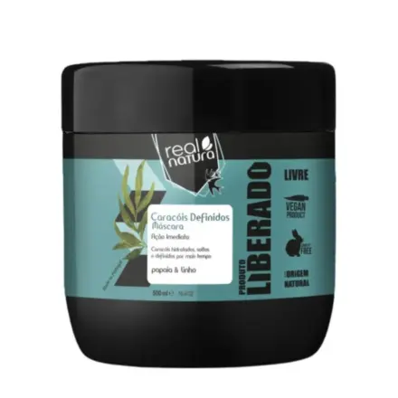 Real Natura Caracóis Definidos Mascara 500ml