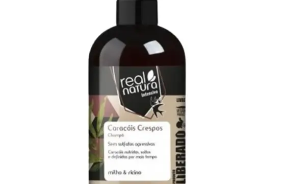 Real Natura Caracóis Crespos Champú 500ml