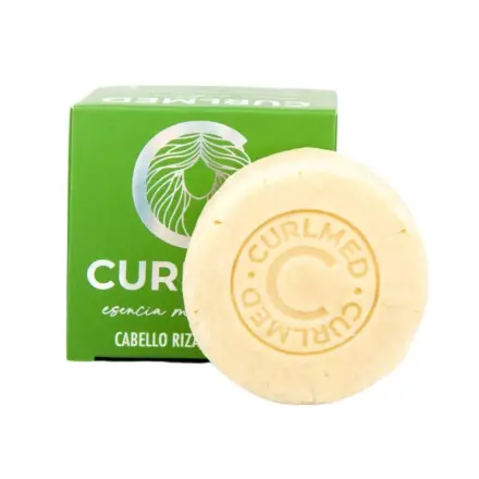 CurlMed Champú Sólido Proteínas, Rizado y Anticaída 80g