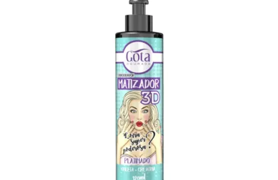 Gota Dourada Acondicionador Matizador 3D Platinado 120ml