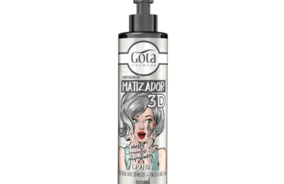 Gota Dourada Acondicionador Matizador 3D Grafite 120ml