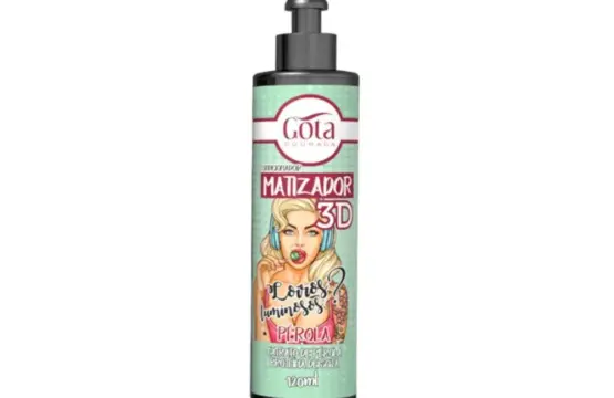 Gota Dourada Acondicionador Matizador 3D Pérola 120ml