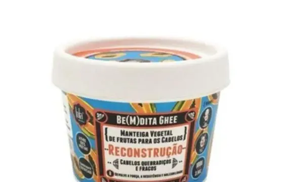 Lola Cosmetics Be(M)dita Ghee Máscara Reconstrução Papaya E Queratina Vegetal 100g