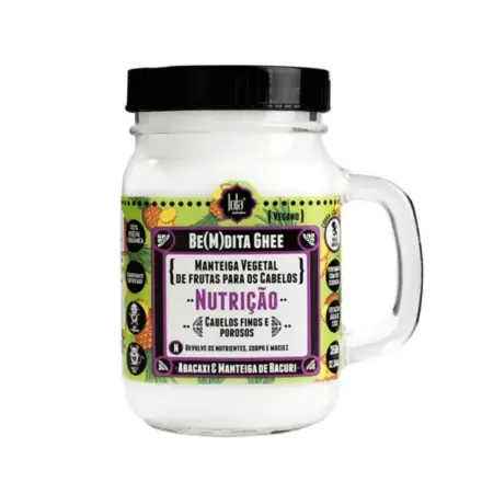Lola Cosmetics Be(M)dita Ghee Máscara Nutriçao Abacaxi E Manteiga De Bacuri 350g