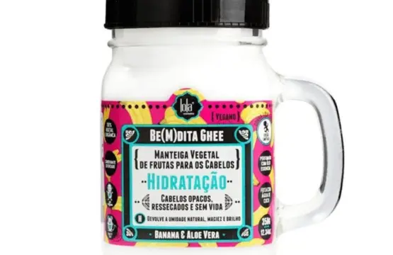 Lola Cosmetics Be(M)dita Ghee Máscara Hidratacao Banana E Aloe Vera 350g