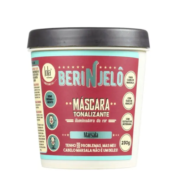 Lola Cosmetics Máscara Tonalizante Berinjelo 230g - Imagen 1