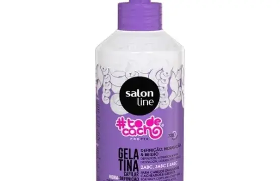 Salon Line To De Cacho Gelatina Alta Definiçâo 320g