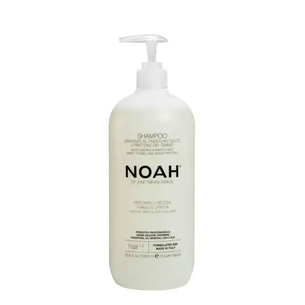 Noah 1.2 Champú natural para cabello seco, quebradizo y sin brillo 1L - Imagen 1