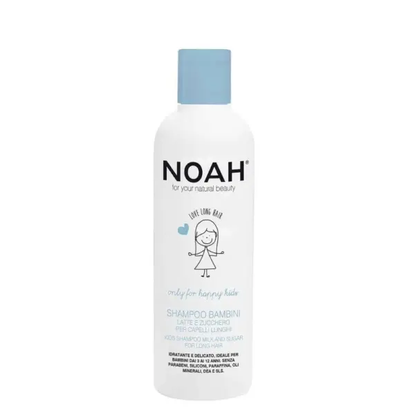 Noah Kids Champú para cabello largo 250ml - Imagen 1