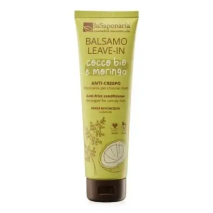 La Saponaria Acondicionador Leave In Coco orgánico y Moringa 150ml