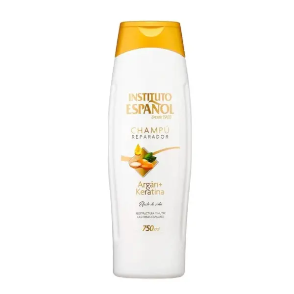 Instituto Español Champú Reparador Argán+Keratina 750ml - Imagen 1