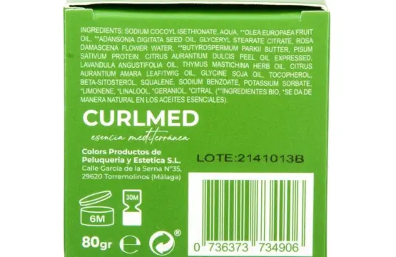CurlMed Champú Sólido Proteínas, Rizado y Anticaída 80g photo review