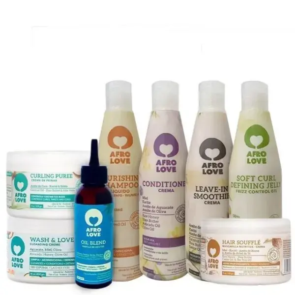 Pack Afro Love Completo Shampoo Nourishing + Gel Soft Curl - Imagen 1